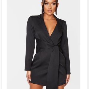 Size 12 Black Wrap Blazer Dress, Brand New Tags on never worn.